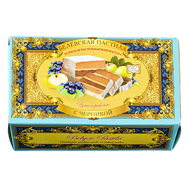 Пастила БЕЛЁВСКАЯ с черникой 100г 1/26   