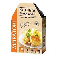 Котлета МИРАТОРГ 260гр По-киевски с молодым картофелем 1/6 (М)