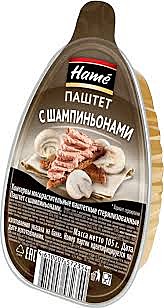Паштет HAME 105г с шампиньонами 1/16