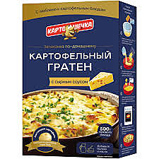 Гратен картофельный Картошечка с сырным соусом 100гр 1/6 