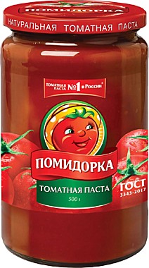 Паста Томатная ПОМИДОРКА 480г с/б 1/6  