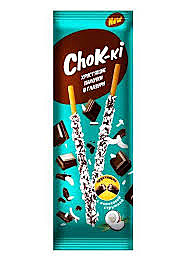Соломка в глазури ЧОККИ с кокос. стружкой 40гр. 1/30