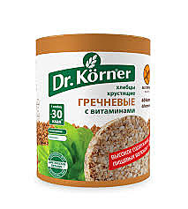 Хлебцы DR.KORNER ГРЕЧНЕВЫЕ (158051) 100гр. с витамин.1/20 