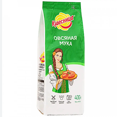 Мука КУДЕСНИЦА 500гр овсяная 1/10