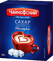 Сахар Чайковский 500г кусковой  1/40