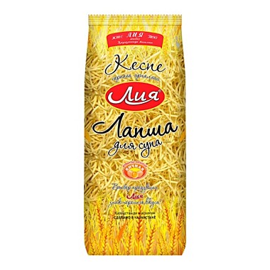 Лапша д/супа ЛИЯ Яичная 700гр 1/6
