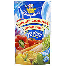 Приправыч Универсальная 200гр 12 овощей и трав 1/14