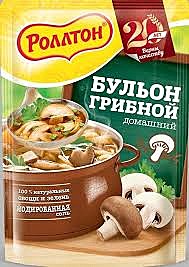 РОЛЛТОН  Бульон Грибной 90гр. 1/24