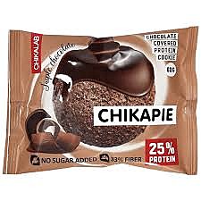 Печенье CHIKALAB 60гр глаз. Тройной шоколад 1/9