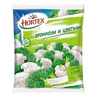 Смесь БРОККОЛИ и ЦВЕТ.КАПУСТА (Хортекс) 400гр 1/14