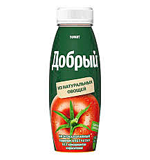 Сок ДОБРЫЙ 0,3л томат 1/24