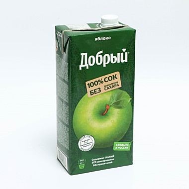 Сок ДОБРЫЙ 2,0л Яблоко 1/6  
