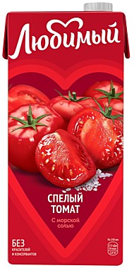 Сок ЛЮБИМЫЙ САД 0,95л томат 1/12  