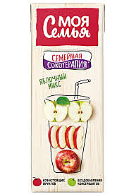 Сок МОЯ СЕМЬЯ 200 мл яблочный микс 1/27