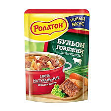 РОЛЛТОН Бульон говяжий 90 гр 1/24