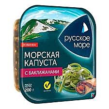 РМ Морская капуста Русское море 200 г С баклажанами 1/6