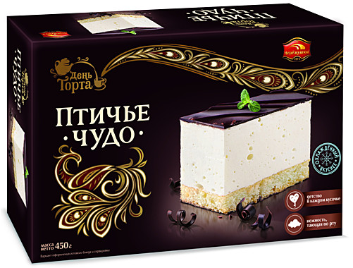 Торт ЧЕРЕМУШКИ Птичье чудо 450гр 1/6