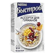 Каша БЫСТРОВ 228гр Ассорти Гурмэ  1/8