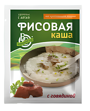 Каша ВИШНЕВЫЙ САД Рисовая 40гр с говядиной 1/25