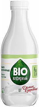 Кефир ДОМИК В ДЕРЕВНЕ БИО 1% 950г БЗМЖ  1/6