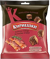 Кириешки РЖАНЫЕ 40г Бекон 1/60  