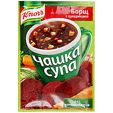 КНОРР Чашка Супа Борщ с сухариками 14,8гр 1/30