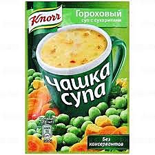КНОРР Чашка Супа Гороховый суп с сухариками 21 гр 1/30  