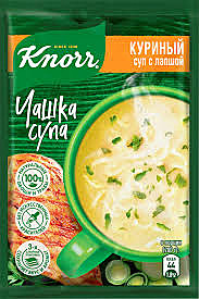 КНОРР Чашка Супа Куриный суп с  лапшой 13 гр 1/30  