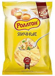 Мак.изд. РОЛЛТОН 400гр рожки яичные  1/16