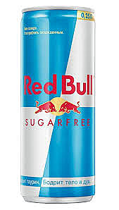Энерг.напиток RED BULL 0,25л без сахара ж/б 1/24