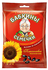 Семечки БАБКИНЫ 190гр. 1/18