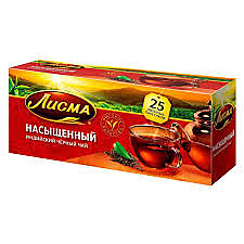 Чай ЛИСМА Насыщенный 25пак 1/18