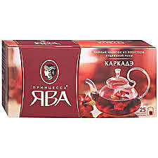Чай ЯВА Каркадэ 25пак с/я 1/48/18