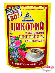 Цикорий ЗДОРОВЬЕ 100гр с шиповником  м/у 1/12