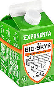 Напиток кисломолочный EXPONENTA Bio-skyr 500мл Дыня канталупа 1/6